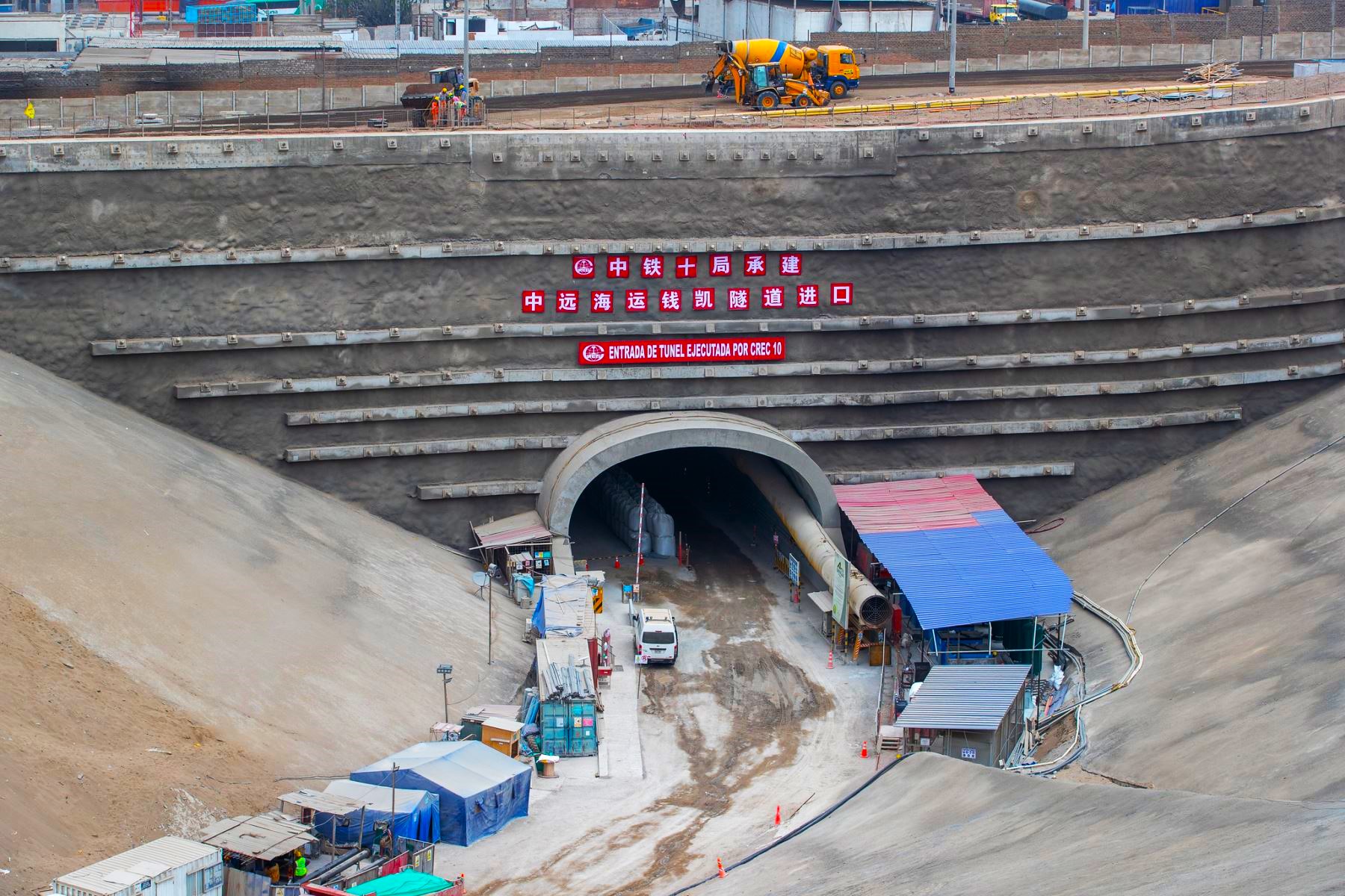 Megapuerto de Chancay: culminó excavación de túnel para acceder al terminal  portuario