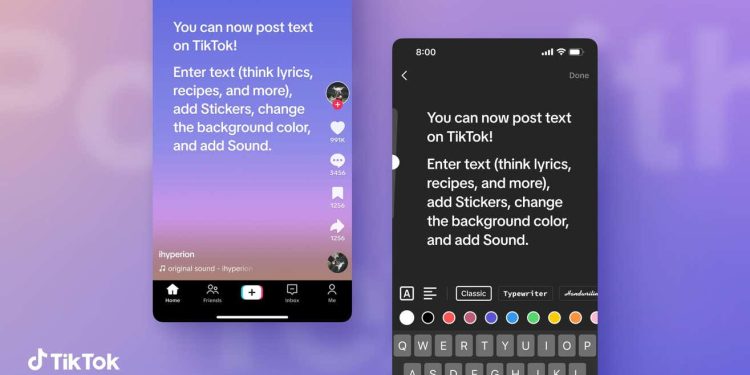 TikTok quiere competir con Twitter: ahora también podrás hacer publicaciones de texto