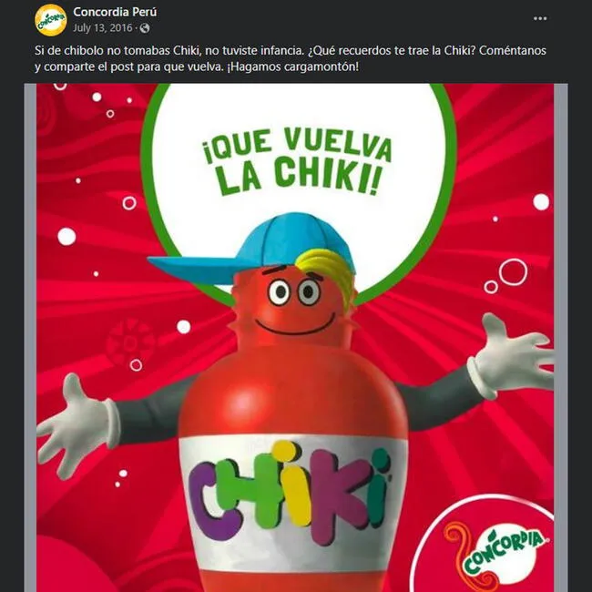 ¿Por qué salió del mercado Chiki, la bebida favorita de los peruanos en los 90s?