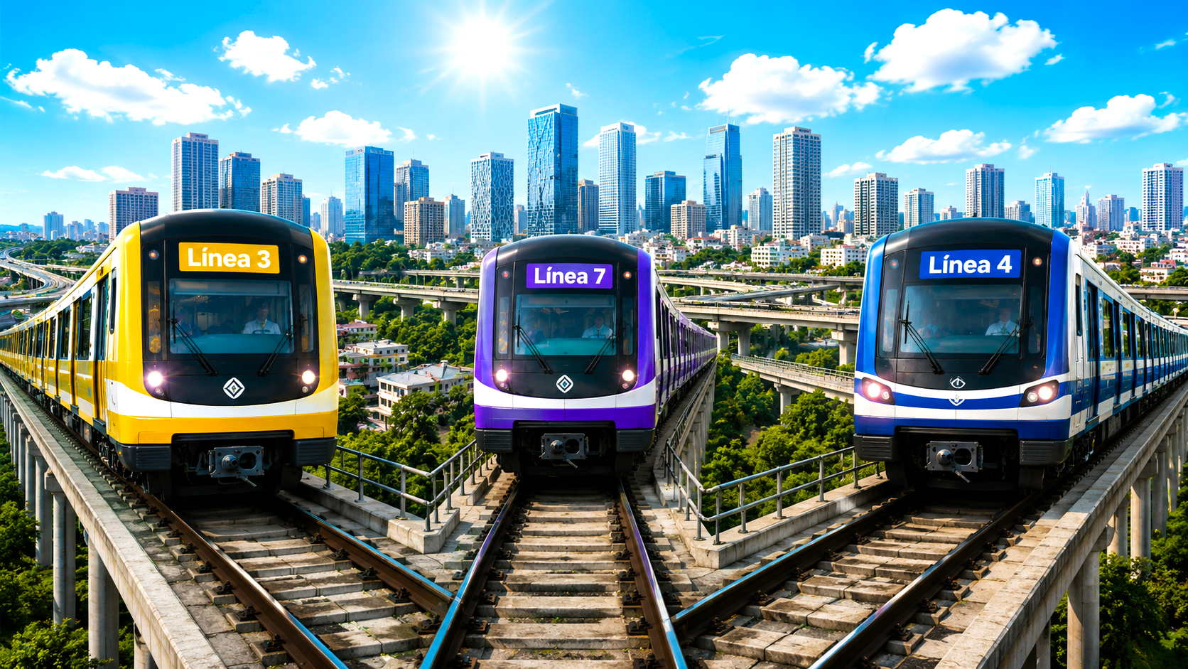 Metro de Lima: Líneas 3, 4 y 7 reducirán hasta dos horas de viaje diario en Lima y Callao