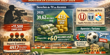 El fútbol profesional en Perú como industria en expansión (2025–2026): cifras, TV, empleo y transferencias