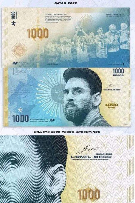 ¿Un billete con el rostro de Messi? Banco de Argentina consideraría producirlo tras victoria