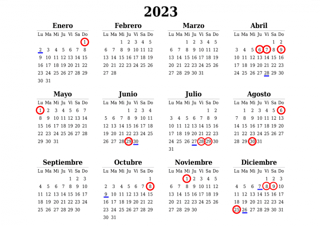 Esta es la lista de días no laborables del 2023 y 2024 en Perú: ¿aplica