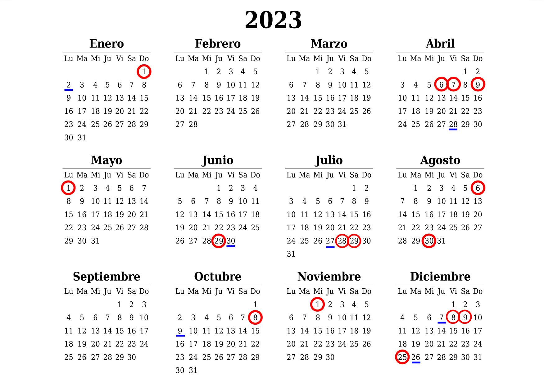 Esta es la lista de días no laborables del 2023 y 2024 en Perú ¿aplica