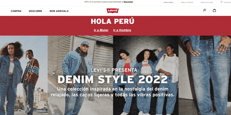 Levi’s lanza su tienda virtual en el Perú con grandes descuentos