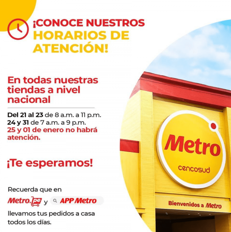 ¡A Prepararse! Conoce Los Horarios Que Tendrán Los Supermercados Este ...