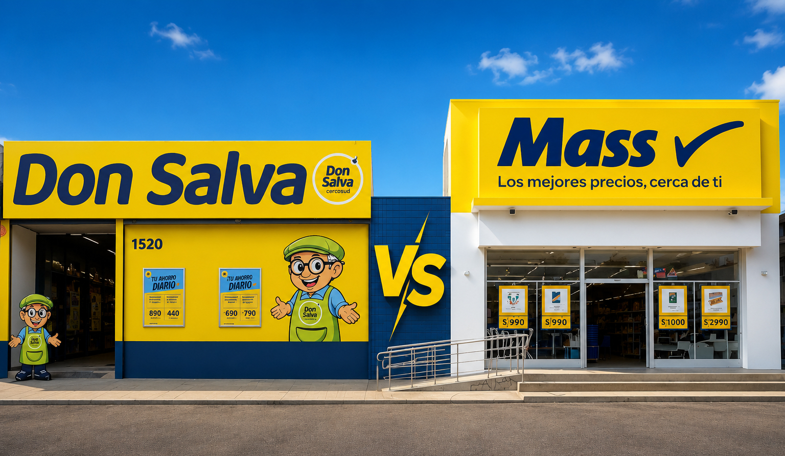 Desembarco de Cencosud en el hard discount: Don Salva y Mass se disputan el control del barrio