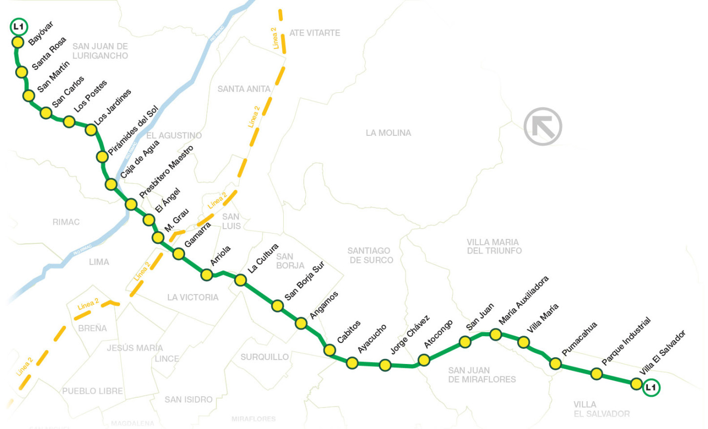 MTC planea extender Línea 1 del Metro hasta Lurín