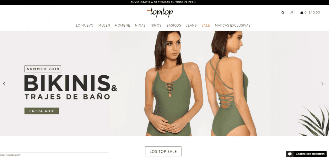 Perú: Topitop lanza su e-commerce y prevé abrir 4 nuevas tiendas en 2019