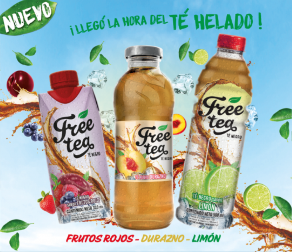 AJE saca su nuevo Free Tea – Té Negro | Perú Retail