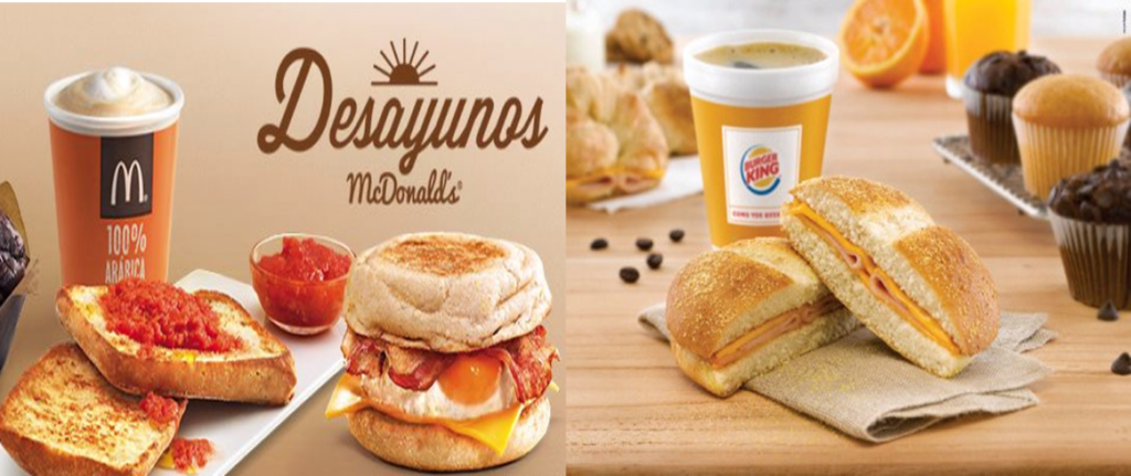 Burger King vs McDonald's: La guerra por el mercado del desayuno en .