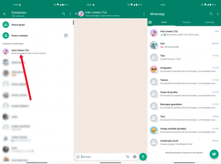 Whatsapp Ya Permite Enviarte Mensajes A Ti Mismo Así Podrás Hacerlo En Android Y Ios 0687