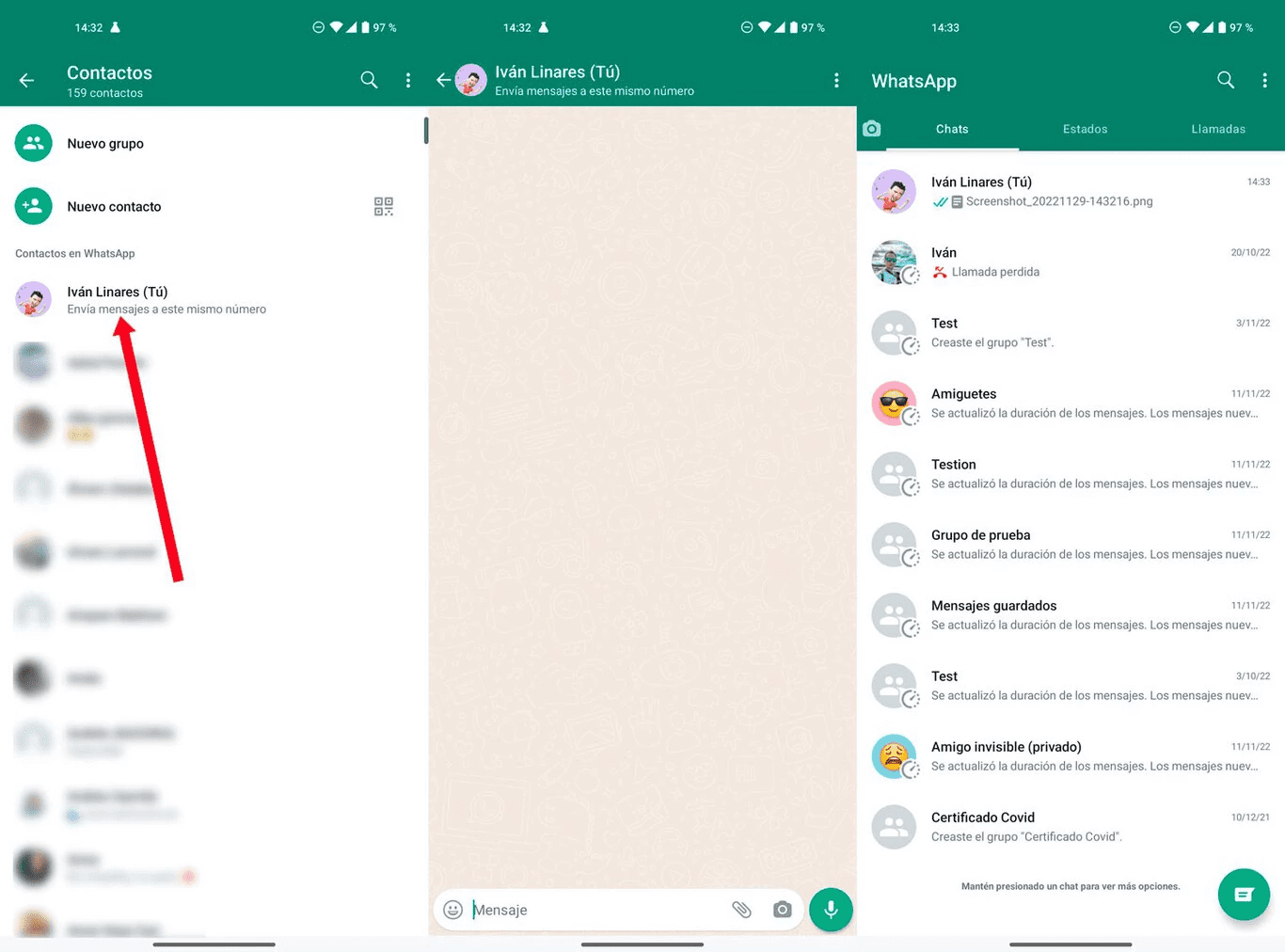 Whatsapp Ya Permite Enviarte Mensajes A Ti Mismo Así Podrás Hacerlo En Android Y Ios 6629