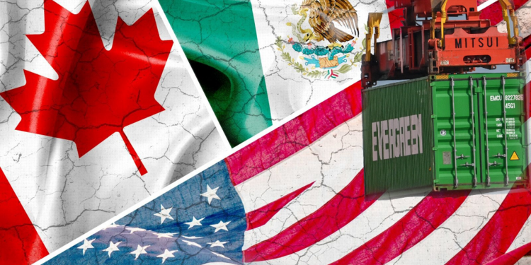 Nuevos aranceles impactan importaciones al entrar en vigor: 25% para Canadá y México, 10% para China