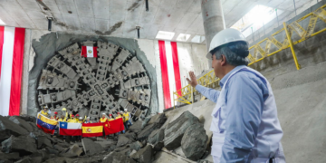 Línea 2 del Metro avanza a su tramo final: tuneladora ‘Delia’ llega a estación Óscar R. Benavides