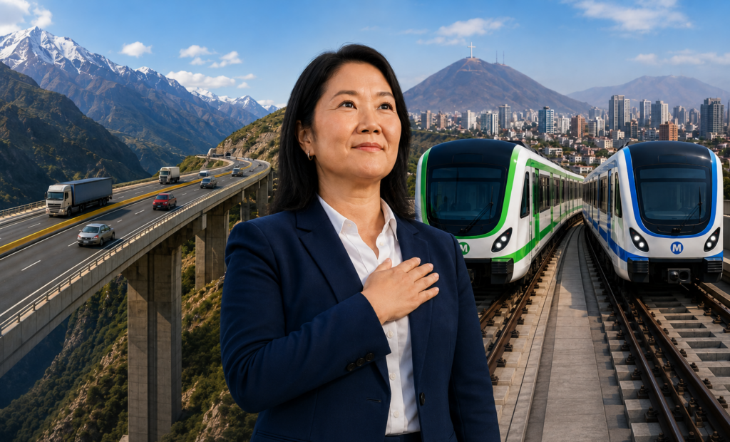 Keiko Fujimori prioriza la Nueva Carretera Central y ejecutar las líneas 3, 4, 5 y 6 del Metro de Lima