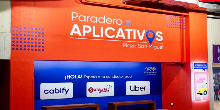 Plaza San Miguel innova al inaugurar nuevo paradero para taxis por aplicativo