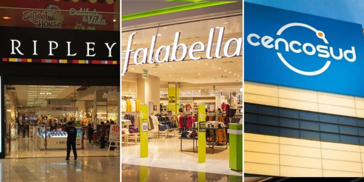 Falabella y Ripley consolidan el cierre de su semestre financiero, mientras Cencosud acumula pérdidas