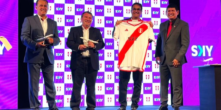 Aerolínea SKY se convierte en el nuevo patrocinador de la Selección Peruana