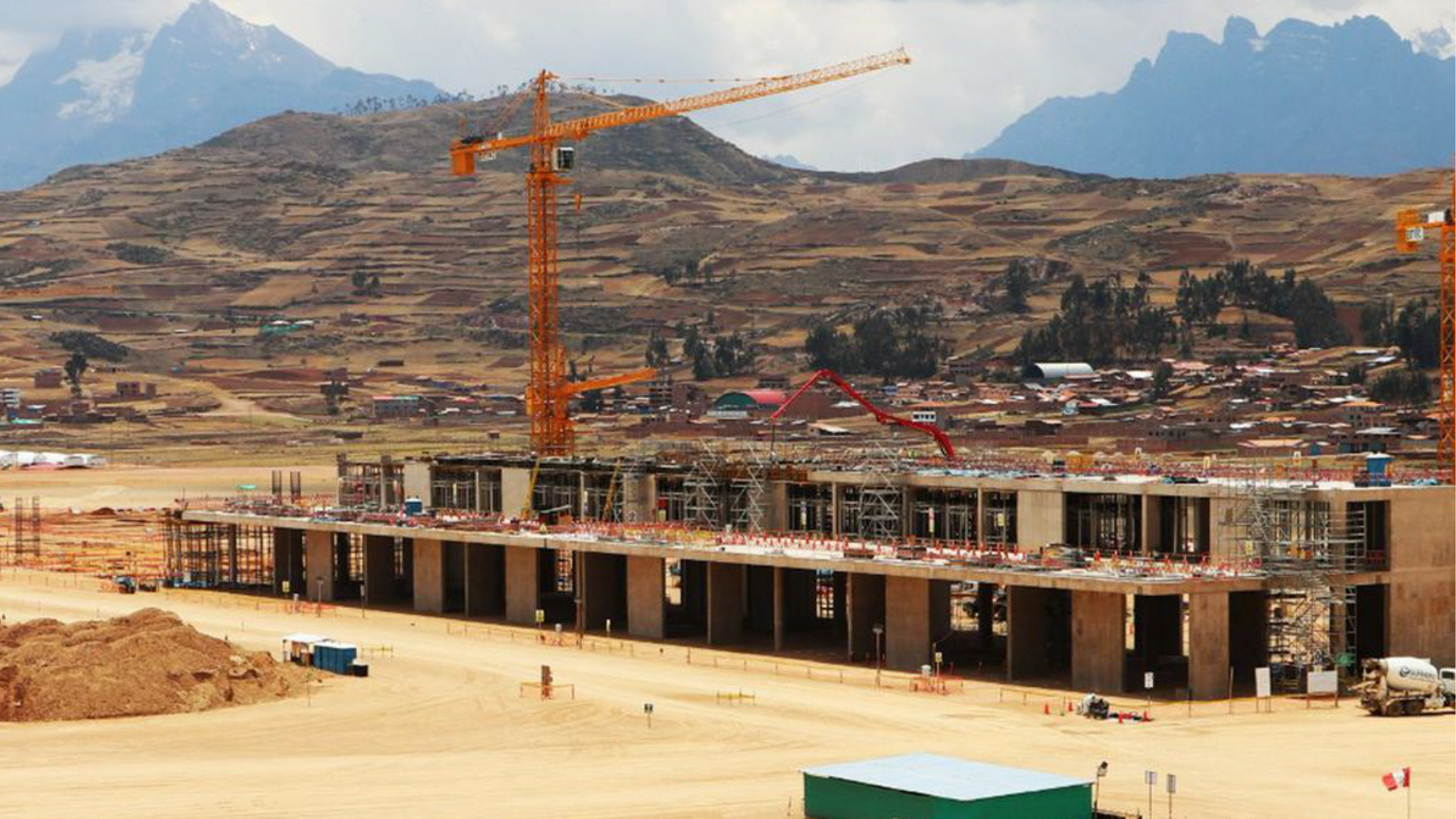 Aeropuerto de Chinchero: Así avanza la construcción del terminal de pasajeros y la pista de aterrizaje