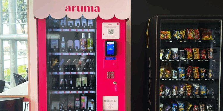 Aruma lanza su primera máquina expendedora de productos de belleza: ¿dónde se ubica?