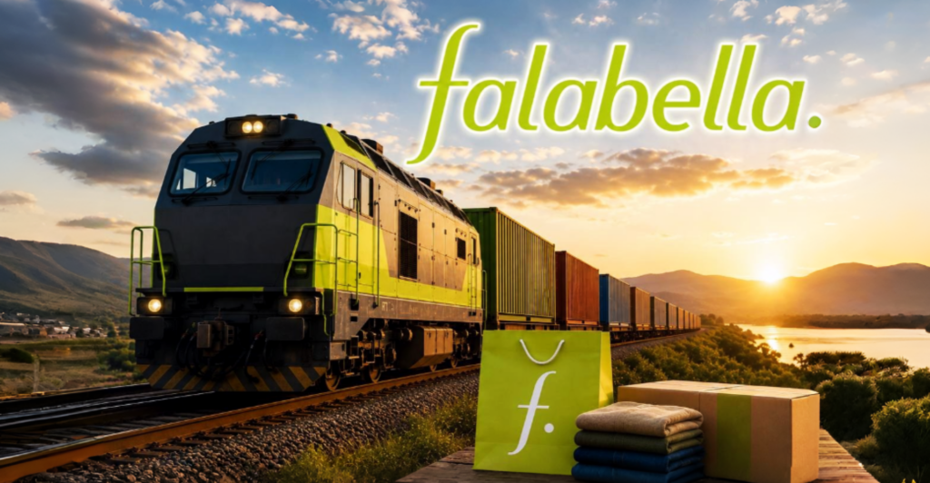 Falabella apuesta por una nueva logística: combina trenes y camiones para transportar productos