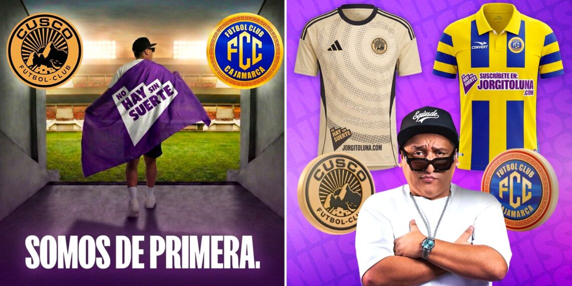 Del escenario a la cancha: Jorge Luna será auspiciador de dos clubes del fútbol peruano