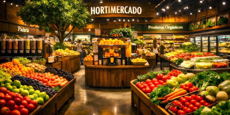 Hortimercados: así funciona el supermercado donde las frutas y verduras ocupan la mitad del local