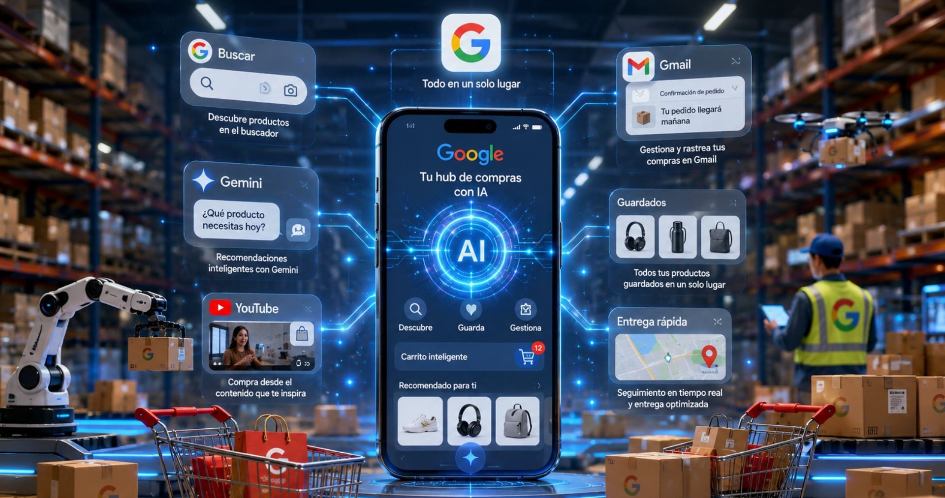 Google presenta nuevas herramientas de inteligencia artificial orientadas al sector retail