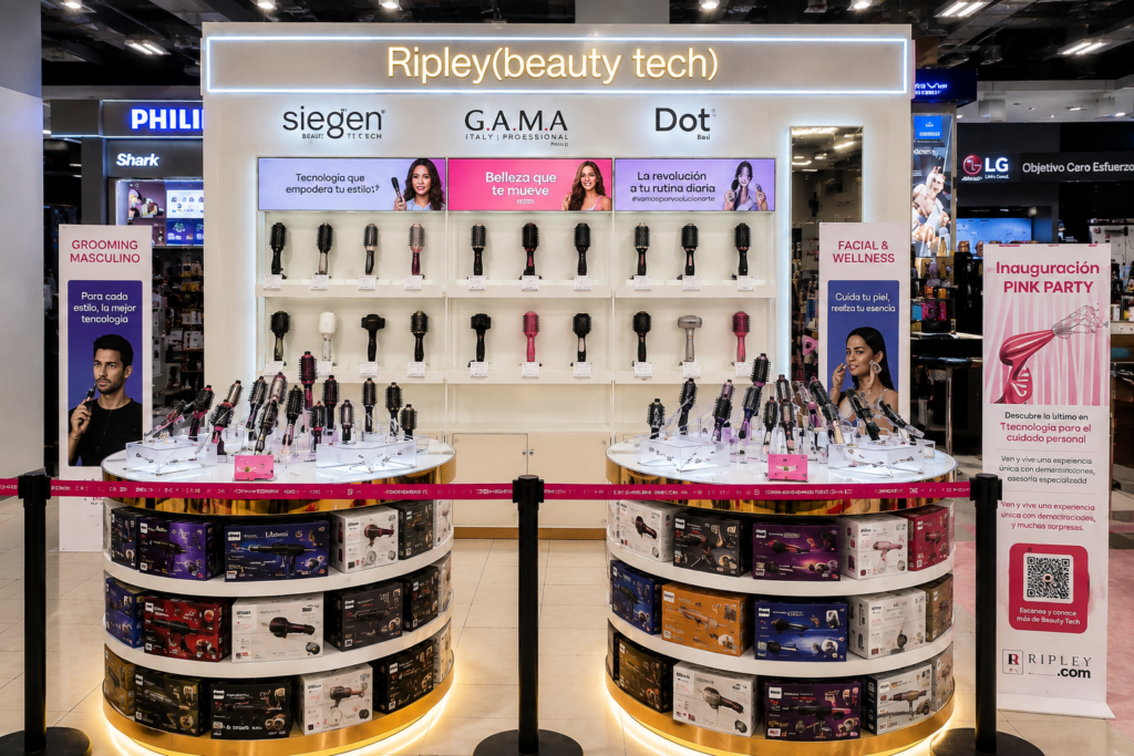 Ripley abre Beauty Tech, su nueva zona interactiva con tecnología para el cuidado personal
