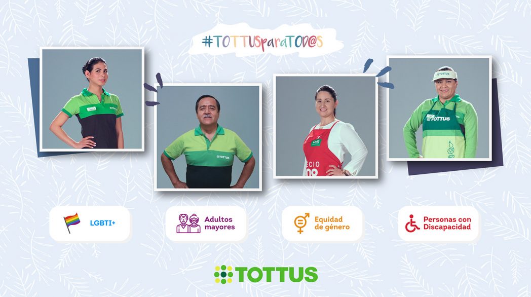 Tottus es la empresa retail más inclusiva y diversa del Perú.