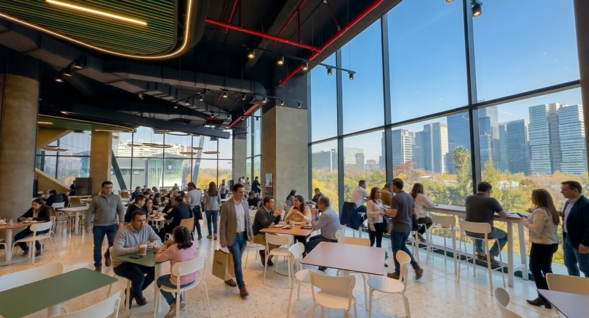 Adiós al clásico patio de comidas: así es el nuevo espacio gastronómico de Parque Arauco