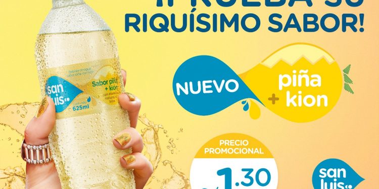 San Luis innova y lanza su nuevo sabor piña + kion