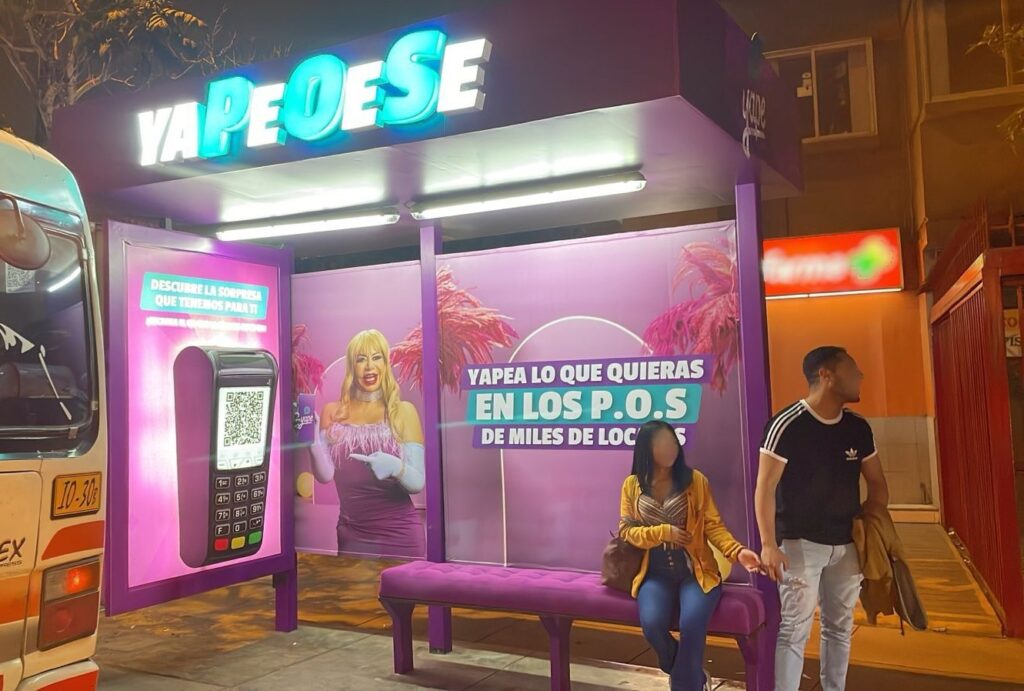 Yape habilitó paraderos con ofertas exclusivas y un Tambo itinerante