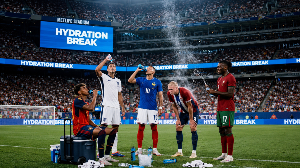 Las “pausas de hidratación” del Mundial 2026 esconden un negocio millonario: ¿cuánto mueven?