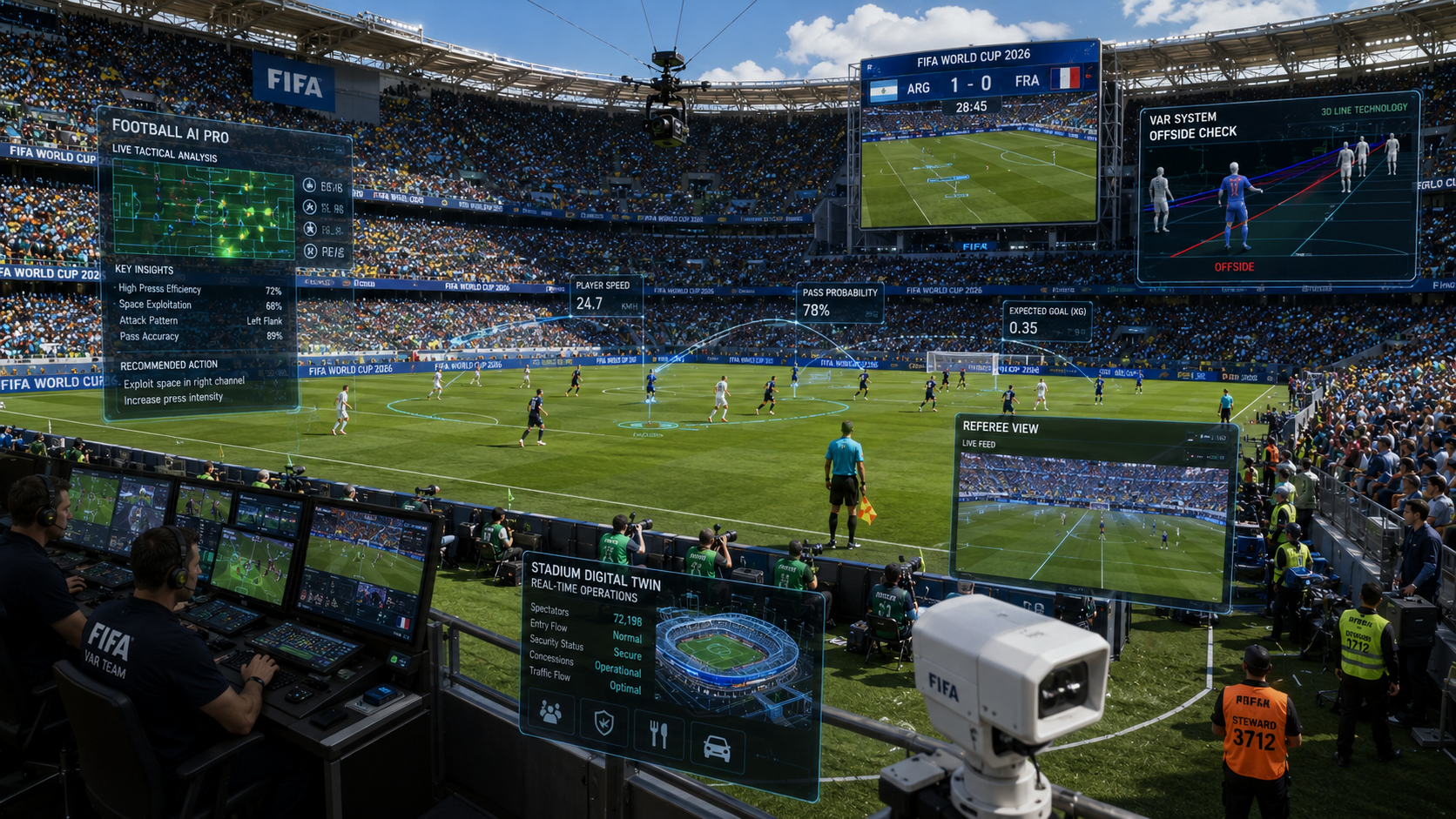 El Mundial 2026 será el nuevo epicentro de la inteligencia artificial: así transformará el fútbol