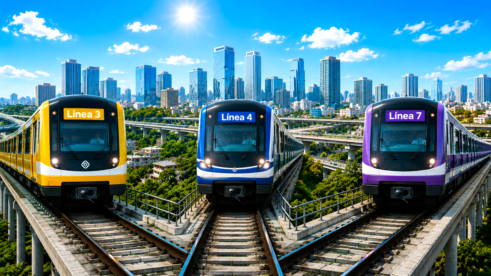 Metro de Lima: Líneas 3, 4 y 7 reducirán hasta dos horas de viaje diario en Lima y Callao