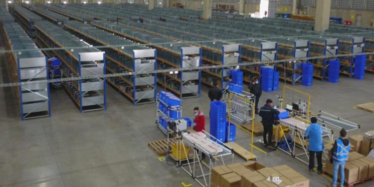 Centro de distribución Mercado Libre