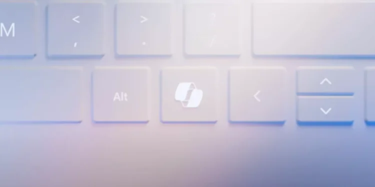Microsoft introduce la tecla Copilot: Innovación IA en las PCs Windows