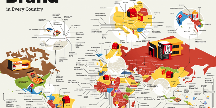 Conoce Las Cadenas De Comida Rápida Preferidas En Cada País Del Mundo