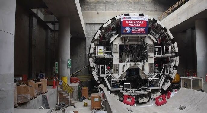 Metro de Lima: tuneladora ‘Micaela’ llega a la estación Canta Callao del ramal de la Línea 4