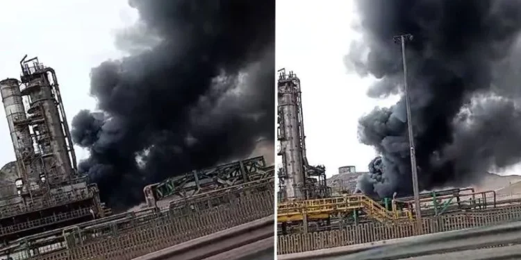 Incendio en La Pampilla: Dos heridos deja siniestro en refinería de Repsol en Ventanilla