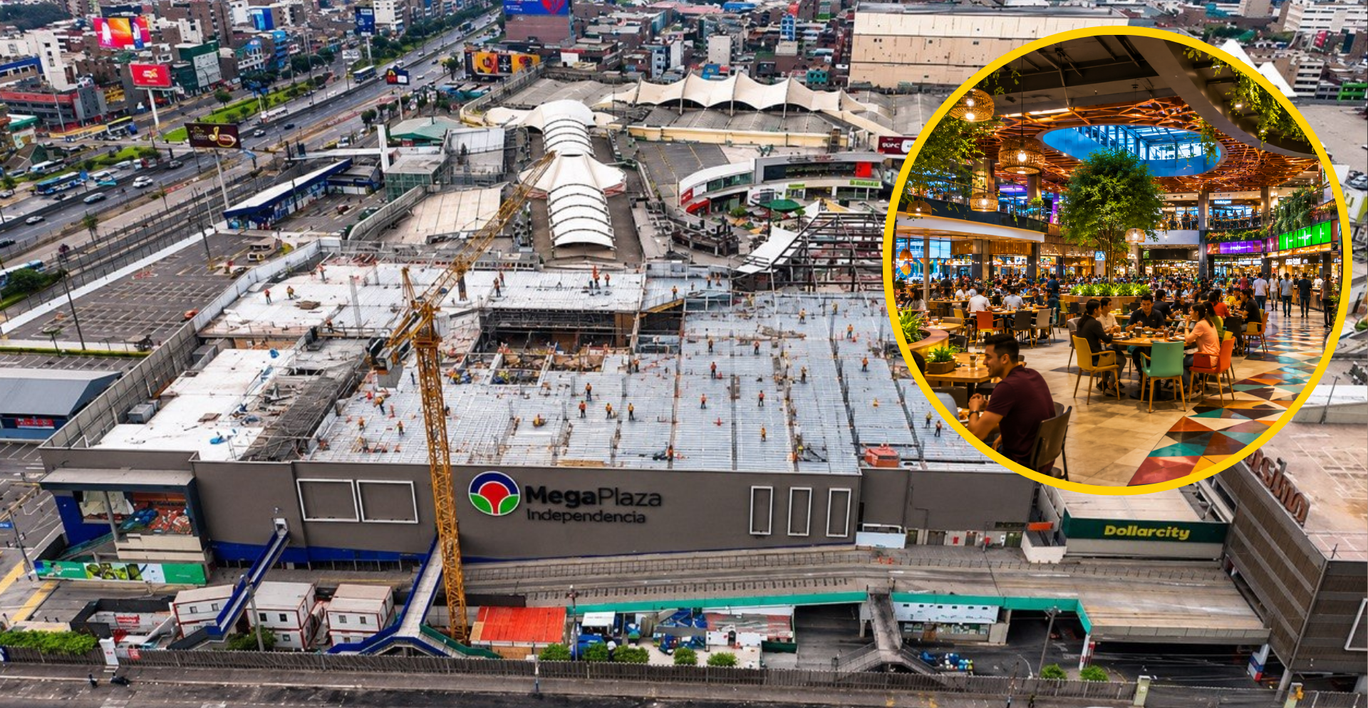 MegaPlaza Independencia: así avanza su nuevo distrito gastronómico, ¿cuándo se inaugura?