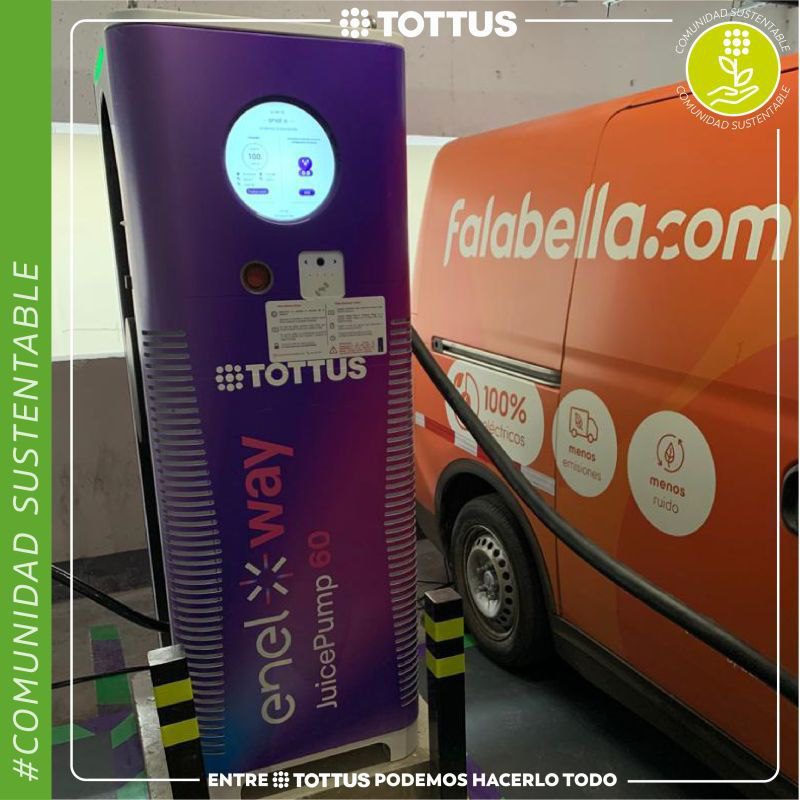 Tottus inaugura primer punto de carga rápida para vehículos eléctricos  