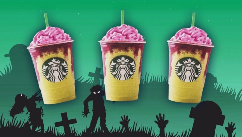 Starbucks prevé lanzar por Halloween nuevo Frappuccino Zombie