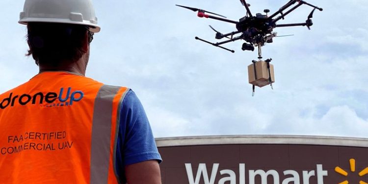 Walmart se alía con Alphabet para impulsar entregas con drones
